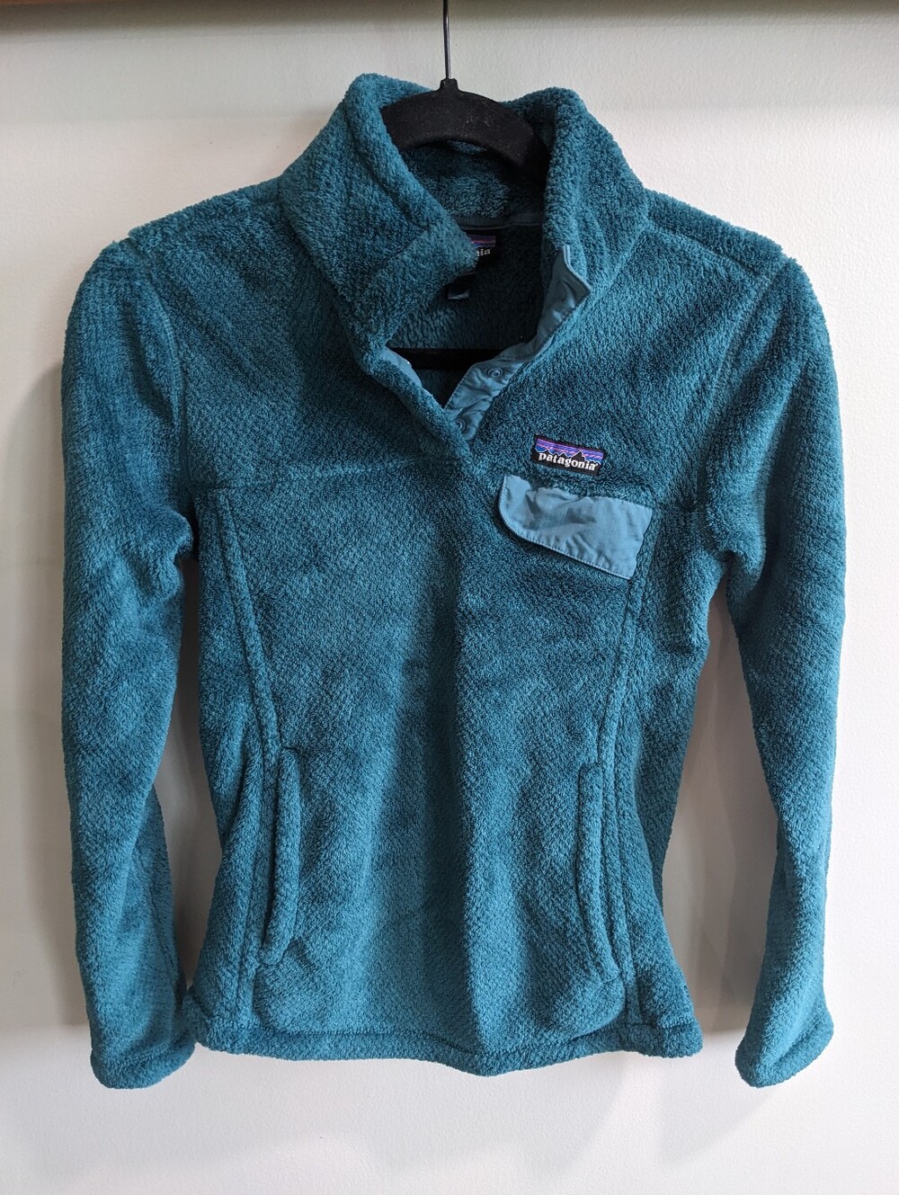 Patagonia Women's Re-Tool Snap-T Pullover Green / Teal Size Extra Small